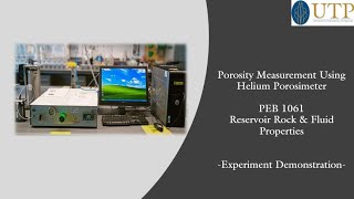 Porosity Measurement Using Helium Porosimeter [upl. by Feltie]