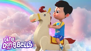 लकड़ी की काठी  Lakdi ki kathi v2  Popular Hindi Children Songs Animated Songs by Ding Dong Bells [upl. by Iclehc]