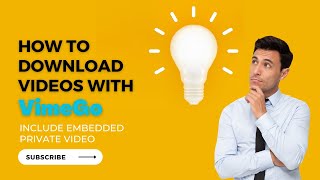 How To Download Vimeo Videos｜Include Embedded Private Video [upl. by Schultz]