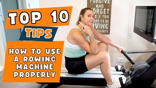 How to Use A Rowing Machine Properly A Comprehensive Tutorial for Beginners [upl. by Adahsar]