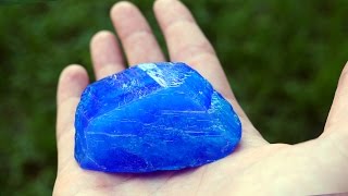 How To Make Beautiful Blue Crystal  Amazing Science Experiments with Home Science [upl. by Etteloc]