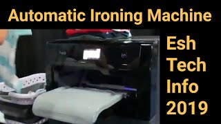 Automatic ironing and folding machine  Esh Vlog [upl. by Treva]