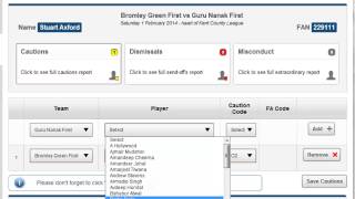 Whole Game System  Referee Reporting [upl. by Pomfrey]