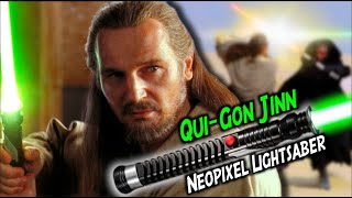 New QuiGon Jinns Neopixel Lightsaber is Screen Accurate Artsabers [upl. by Simona]