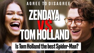 Tom Holland and Zendaya Argue Over The Internets Biggest Debates  Agree To Disagree  LADbible [upl. by Mor]