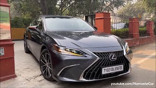 Lexus ES 300h Luxury Hybrid 2021 ₹62 lakh  Reallife review [upl. by Rbma]