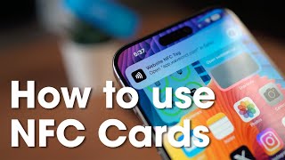 How To Use an NFC Business Card Short Tutorial [upl. by Cynarra]