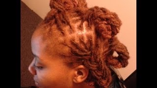 Dreadlock extensions New color 16 months later [upl. by Ahsenahs]