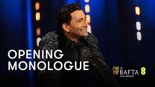 David Tennants hilarious opening monologue  EE BAFTA Film Awards 2024 [upl. by Notsag819]