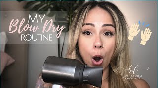 How To Blow Dry with Extensions  Quick Blow Dry Routine  Blow Dry Tips [upl. by Eyllib]