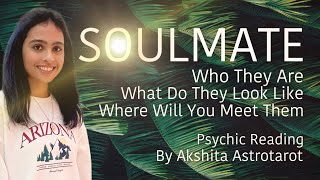 Who Is Your SOULMATE👀What do they look like How amp Where Will You Meet Them💫Soulmate Tarot Reading [upl. by Holly-Anne611]