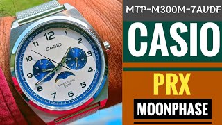 CASIO Moon Phase Watch indian version  MTPM300M7AVDF Enticer casio moonphase tissot prx [upl. by Adiaroz863]