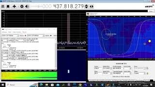 Satellite VIZARDMETEO RS38S pass over Costa Rica Telemetry decode [upl. by Sturdivant45]