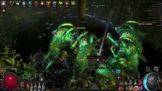 POE 324  Harvest farm using World Shatterer spectres Leap Slam Goat [upl. by Oakleil]