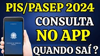 PISPASEP 2024 CONSULTA NO APP LIBERA EM BRVE [upl. by Zapot]