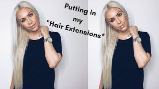 How To Apply TapeIn Hair Extensions  by tashaleelyn [upl. by Neoma]