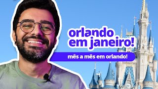 ORLANDO EM JANEIRO  CLIMA EVENTOS LOTAÇÃO E MUITO MAIS MÊS A MÊS EM ORLANDO [upl. by Arakihc]