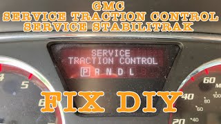 Traction Control Off Service Stabilitrak Fix GMC ACADIA [upl. by Kara271]