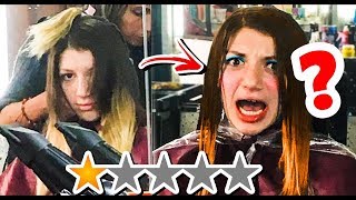 Going to the WORST REVIEWED HAIR SALON in my city Ecuador 🤢🤮 [upl. by Lathe]