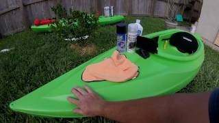 CUSTOM KAYAK PAINT JOB diy [upl. by Perpetua]