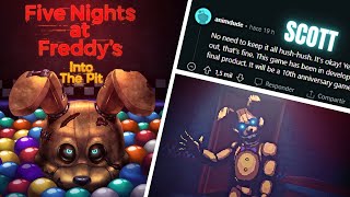 JUEGO DE FNAF INTO THE PIT  NOTICIAS FNAF [upl. by Assirhc]