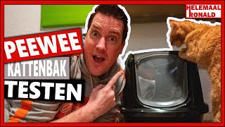 PEEWEE KATTENBAK SYSTEEM REVIEW  Een geurloze kattenbak die je niet hoeft schoon te maken [upl. by Enamrahs]