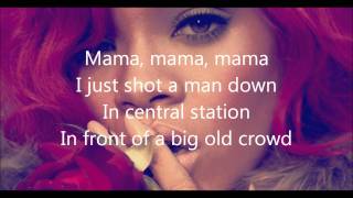 Rihanna Man down lyrics [upl. by Bartosch129]