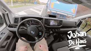 2018 VW Crafter L3H3 20 TDI 140 hp POV test drive [upl. by Ecirtael]