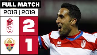 Granada CF 21 Elche CF  PARTIDO COMPLETO  LALIGA HYPERMOTION 20182019 [upl. by Panthia]