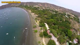 Aerial video of Playas del Coco Costa Rica [upl. by Eikcuhc]