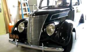 1937 Ford 2 Door Humpback 35K Actual Miles Running [upl. by Romeo873]