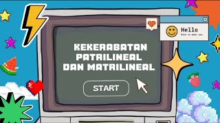 Podcast  sistem kekerabatan patrilineal dan matrilineal [upl. by Ule]