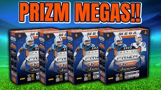 RGL VS MEGABOXES Round 2  Ripping FOUR 2023 Panini Prizm NFL Megaboxes [upl. by Nita]