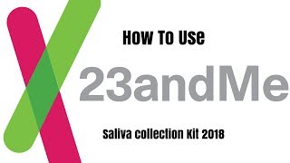 How To Use 23andMe Saliva Collection Kit 2018 [upl. by Ennaxxor]