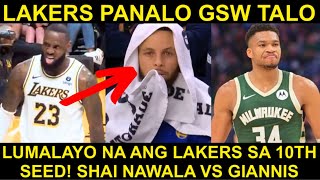 Lakers NILALAYUAN na ang Warriors Panalo Ulit  Giannis PINAKITA kay SGA ang Tunay na MVP [upl. by Aerdnak]