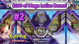 5x Mega Latios Collection Boxes 2 Mmmm Roaring Skies Packs Pokemon Unboxing [upl. by Fosdick]