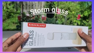 kikkerland storm glass review  Weather predictor [upl. by Lerrehs40]