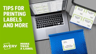 Weve Got Your Back The Best Printing Tips for Avery Labels [upl. by Sivlek120]