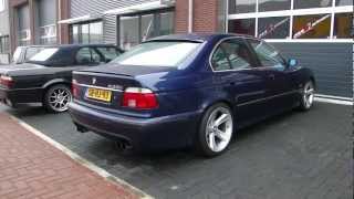 BMW 535i E39 INSANE SOUND Straight pipes exhaust by Maxiperformance [upl. by Laenej]