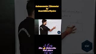 ConversionOfGalvanometerInToammeterclass12PHY youtubeshortseducation neetphysicsboardexam2025 [upl. by Naiva]