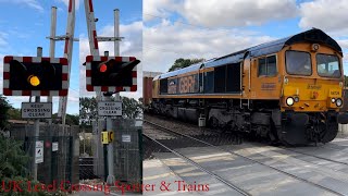 Sleaford North Level Crossing Lincolnshire [upl. by Gnilrad]