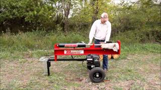 Swisher 22 Ton 675 HP Log Splitter  WoodSplitterDirectcom [upl. by Alema]