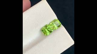 240 Carats Stunning Green Peridot Pair for Earrings Emerald Radiant Cut [upl. by Survance]