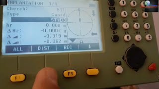 Implantation topographique avec station total leica ts06 plus [upl. by Hehre402]