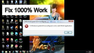 How to Fix Exe Not a Valid Win32 Application Error In All Windows tutorial [upl. by Lenci]