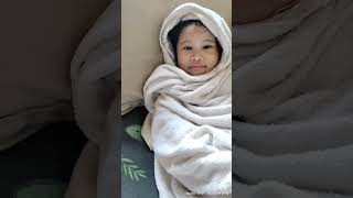 Baby in a cocoon🤣 cutebaby cute funnybaby babygirl [upl. by Reagan569]