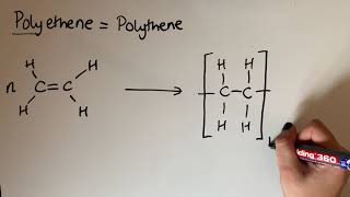 Alkenes  addition polymerisation [upl. by Anidam211]