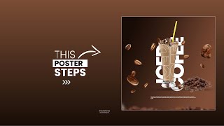 Poster design coffe [upl. by Cohlette]