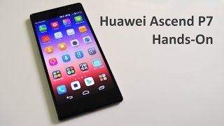 Huawei Ascend P7  HandsOn  androidnextde [upl. by Rockey]