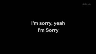 SORRY  Justin Bieber Lyric Video [upl. by Grethel]